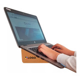 Soporte Laptop Atril Stand Notebook Madera Personalizado X1