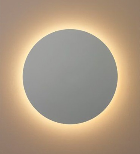 Plafon Aplique Eclipse Imdi Blanco 45cm Led Calido