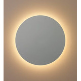 Plafon Aplique Eclipse Imdi Blanco 45cm Led Calido