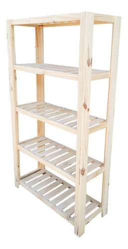 Toallero Estantería Pino 100anchox180x40 Organizador De Baño