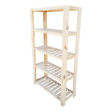 Toallero Estantería Pino 100anchox180x40 Organizador De Baño