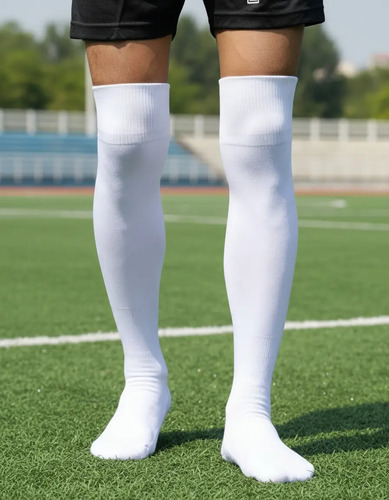 Calceta Futbol Soccer Larga Colores Medias De Deporte 4pares | Envío gratis