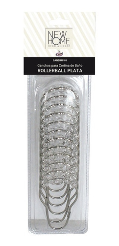 Gancho Para Cortina Rollerball Plata - Daccord