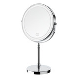Espejo De Maquillaje Iluminado Recargable De Doble Cara 10x