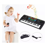 Teclado Eletrônico Musical Infantil Piano Criança 37 Teclas