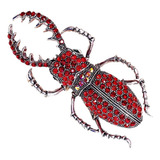 Qualidade Besouros Esmalte Pin Strass Bugs Broche Insect