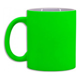 Taza Ceramica Fluo Verde Sublimable Sublimar 