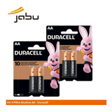 Kit 4 Pilha Alcalina Aa - Duracell