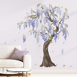 Wonderver - Pegatinas De Pared Con Diseño De Árbol De Flores