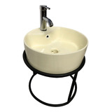 Mueble Baño Flotante+lavabo Ceramico Marfil Beig+llave 