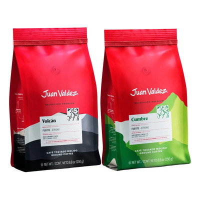 Café Juan Valdez 2 Pack Cumbre Y Volcan Molido 250g C\u002Fu | Meses sin interés