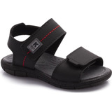 Sandália Papete Infantil Masculina Velcro Escolar Tic Tac