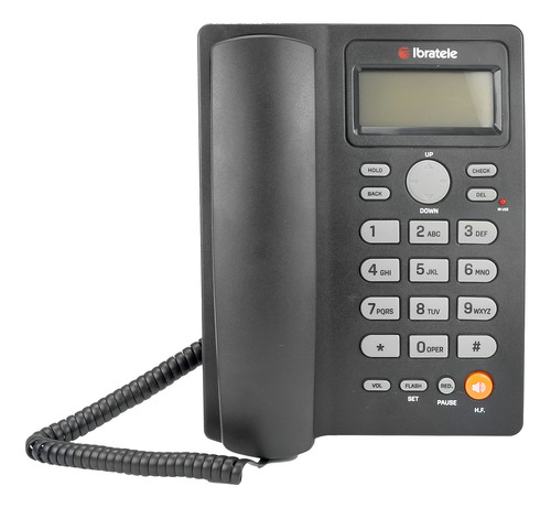 Telefone Fixo Modelo Capta Sta Ibratele Cor Preto