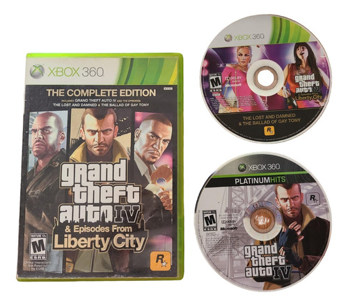 Grand Theft Auto Iv & Episodes From Liberty City Xbox 360 