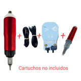 Tatuadora Pen+cables+pedal+handpoke Regulable Para Cartucho