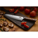 Cuchillo Profesional Chef Hoja Forjada Patron Marmoleado