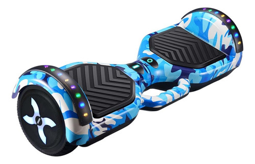 Hoverboard 6,5 Azul Flash Led Bluetooth + Bolsa Transporte