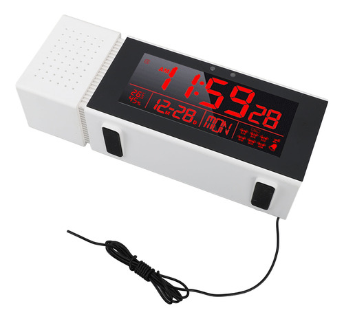 Reloj Digital Led Con Sensor De Movimiento Y Alarma Nocturna