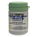 Kit 6 Frascos De Casca De Salgueiro Branco C/ 30 Capsulas