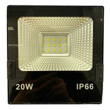 Foco Proyector Led Plano Reflector 20w 12 Led Exterior