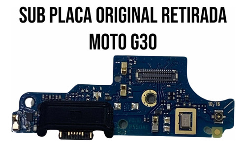 Conector De Carga Motorola Moto G30 Original Retirado
