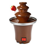 Fuente De Chocolate Doméstica De Tres Capas, Fondue De