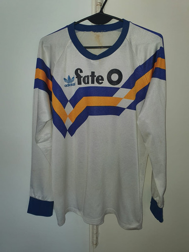 Camiseta Boca Juniors adidas Fate Blanca 1989 Manga Larga