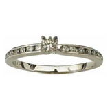 Anillo Compromiso Oro 14 K Diamantes Naturales 0.9ct/ 16.8ct