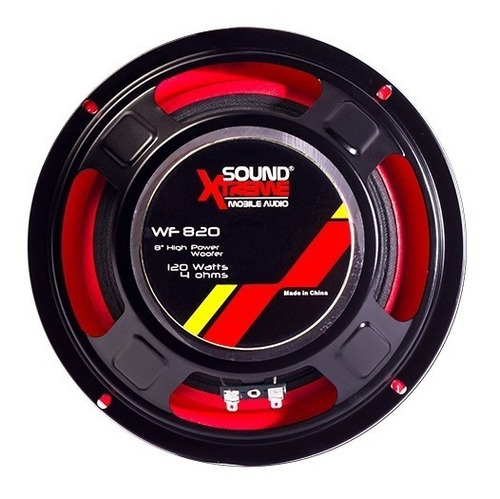 Parlante 8 Woofer 120w Soundxtreme 4 Ohm Wf820 Ala De Goma