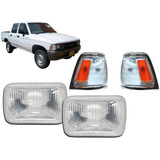 Juego Opticas + Giros Hilux 1996 1997 1998 1999 4x2 Cromado