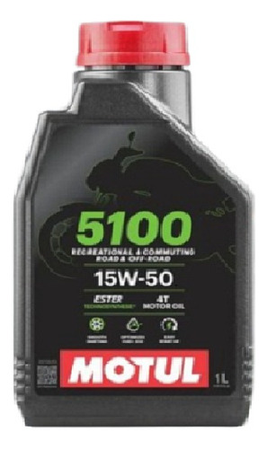 Aceite Motul 5100 4t 15w50 Semi-sintetico 