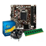 Kit I3 2100 + Placa Mãe H61 1155 + 4gb Ddr3 + Cooler Novo