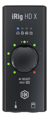 Interfaz De Audio Universal Irig Hd X Ik Para Guitarra Y Bajo