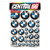 Cartela Resi Adesivo Bmw Logos Original Carro Celular Tablet