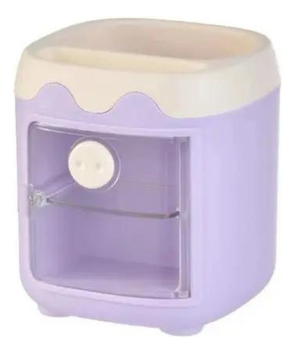 Porta Caneta Organizador Mesa Kawaii Papelaria Fofa Menina 