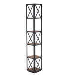 Torre Esquinero Industrial Vintage Estante Librero Metal 