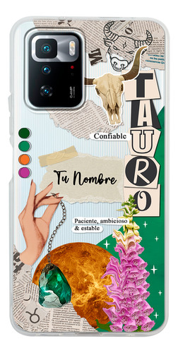 Funda Para Xiaomi Mujer Signo Zodiaco Tauro Con Tu Nombre