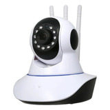 Camara De Seguridad Hd Robótica Ip Wifi 3 Antenas App V380