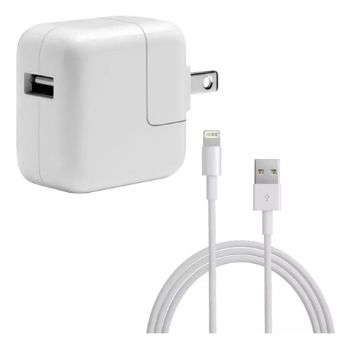 Cargador Para iPad 12w Usb + Cable 2 Metros + Regalo Premium