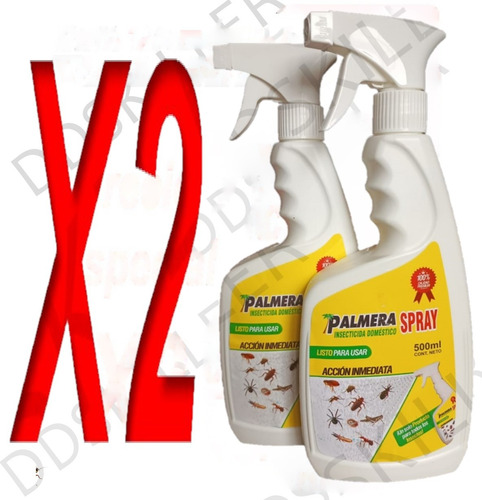 Palmera Mata Cucaracha Mosqu X2 - g a $36