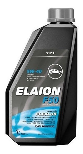 Aceite Elaion F 50 100%  Sintetico 5w40 1 Litro