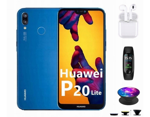 Smartfon Huawei P20 Lite Dual Sim 128 Gb Azul Klein 4 Gb Ram