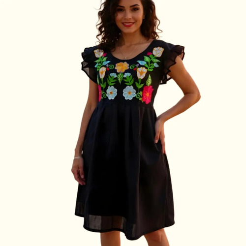 Hermoso Y Juvenil Vestido Janis Corto Para Dama