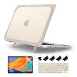 Funda Dongke Para Macbook Pro 13 M2 + C/teclado Caqui