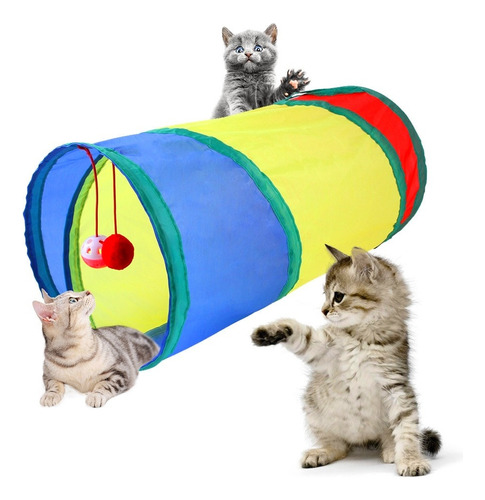 Brinquedo Pets Túnel Labirinto Para Gatos Cães Interativo