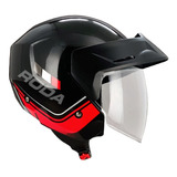 Casco Moto Roda Dynamic 3/4 Tipo Jet Certificado Dot Colores