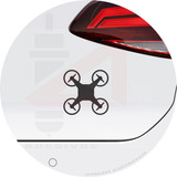 Adesivo Drone Aeromodelismo Piloto Para Carro Notebook 10cm