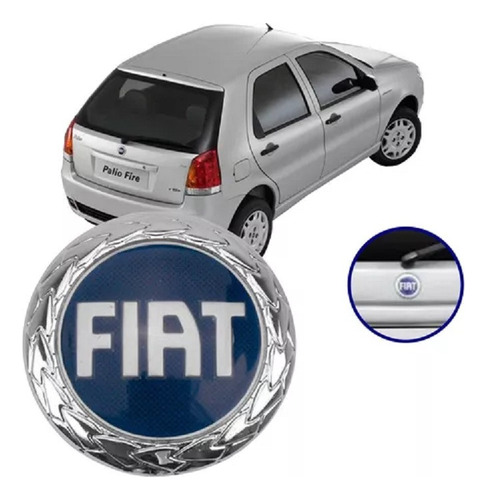 Logo Insignia Escudo Fiat Palio.weekend.siena Aos 01 Al 07  Foto 6