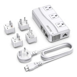 Adaptador De Viaje Universal Bestek De 100-220 V A 110 V De