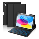 Hamile Funda P/ iPad De 10 Gen Con Teclado 10.9